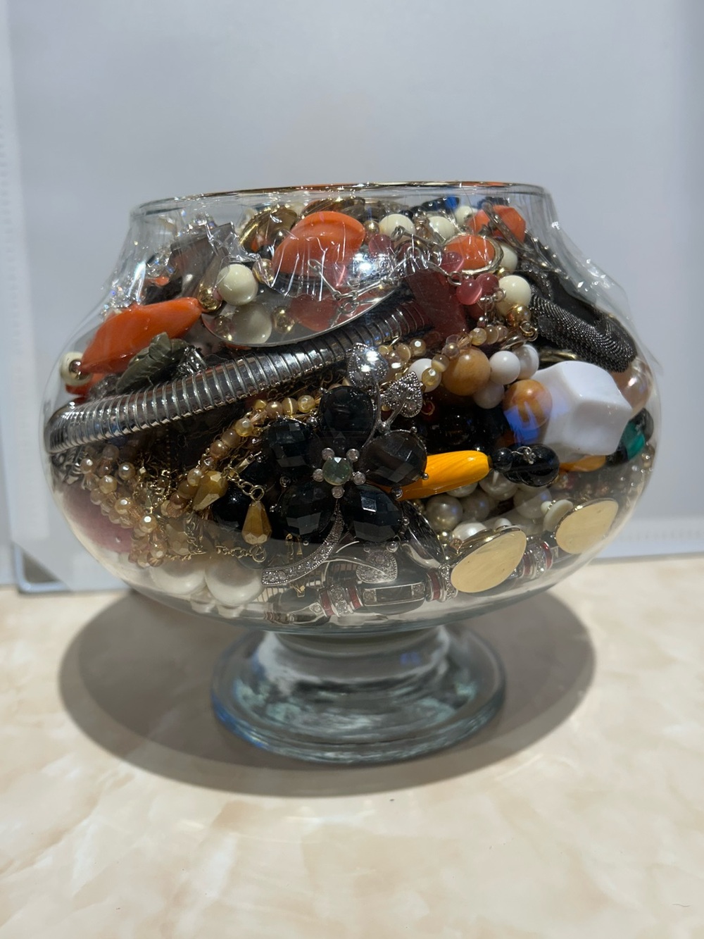 Mystery Jewelry Mega Size Bowl Vintage